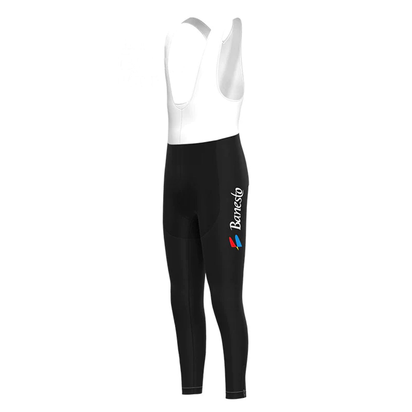Banesto White Long Sleeve Cycling Jersey Matching Set