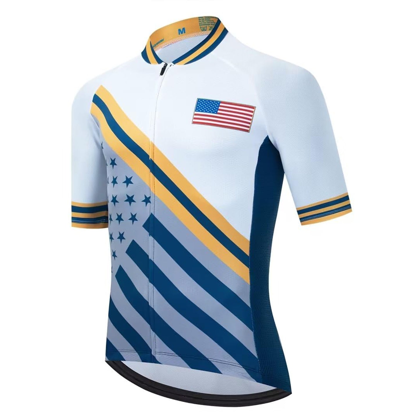 The USA Flag Short Sleeve Cycling Jersey