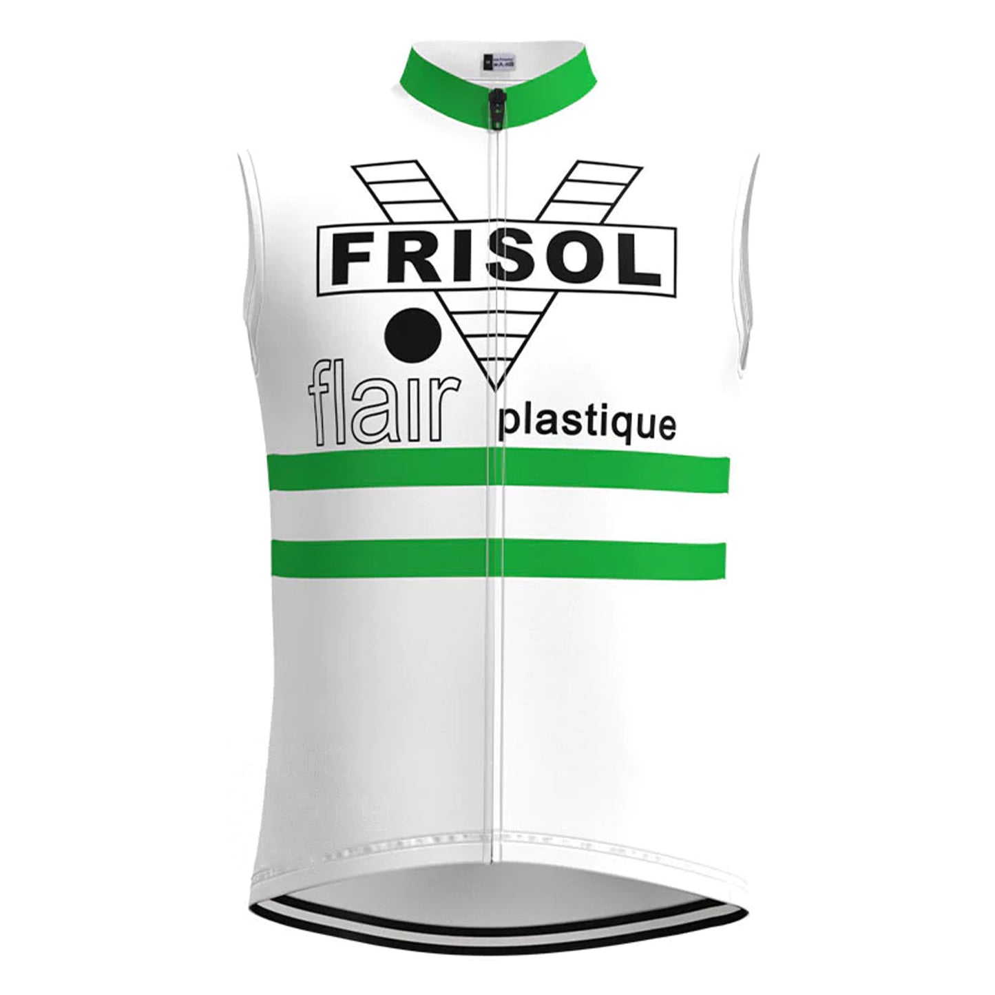 Frisol Green Retro MTB Cycling Vest