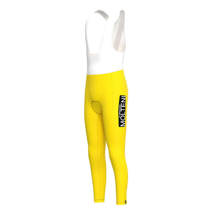 Molteni Yellow Long Sleeve Cycling Jersey Matching Set