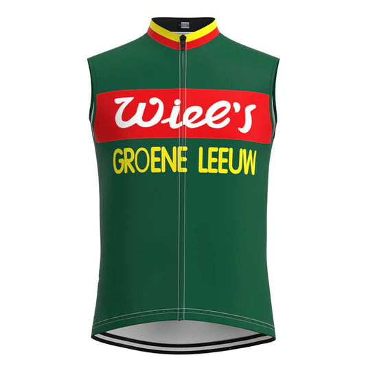 Wiee's Groene Leeuw Green Retro MTB Cycling Vest