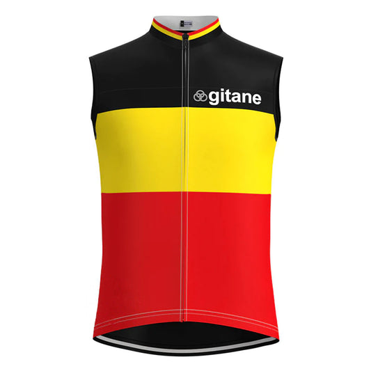 Gitane Black Yellow Red Retro MTB Cycling Vest