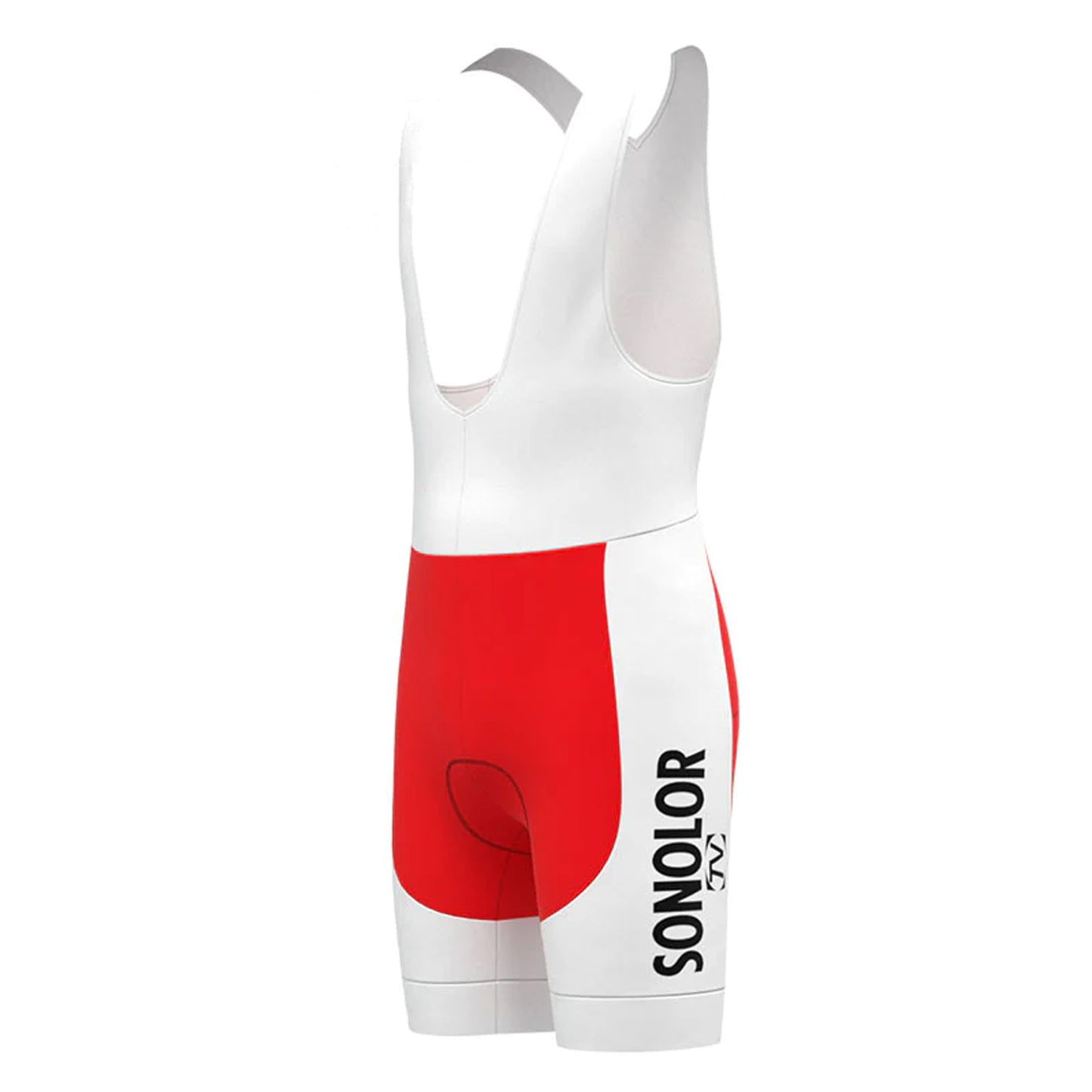 SONOLOR Red Vintage Short Sleeve Cycling Jersey Matching Set