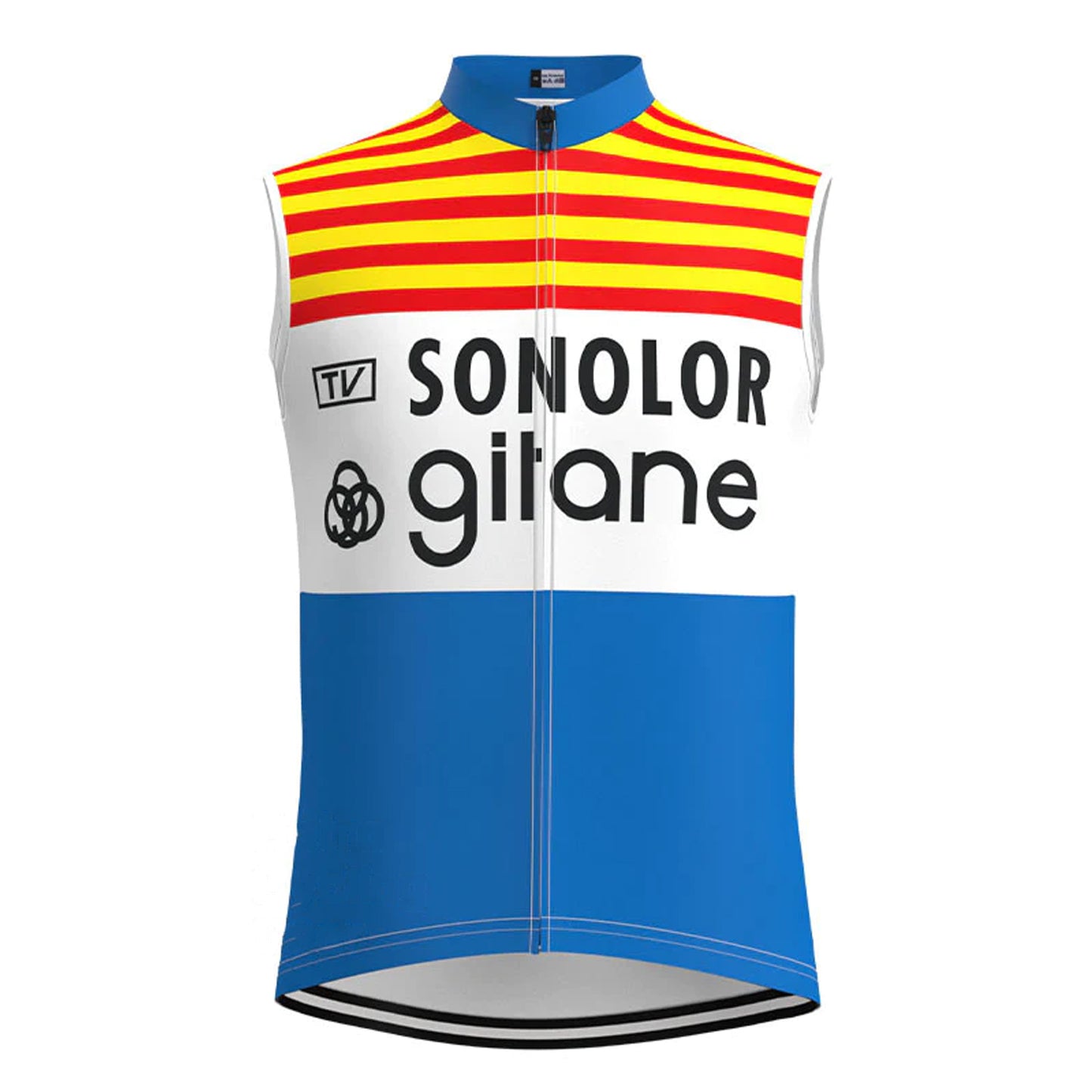 Gitane Red Blue Retro MTB Cycling Vest