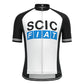 SCIC FIAT Black White Retro Short Sleeve Cycling Jersey Matching Kit