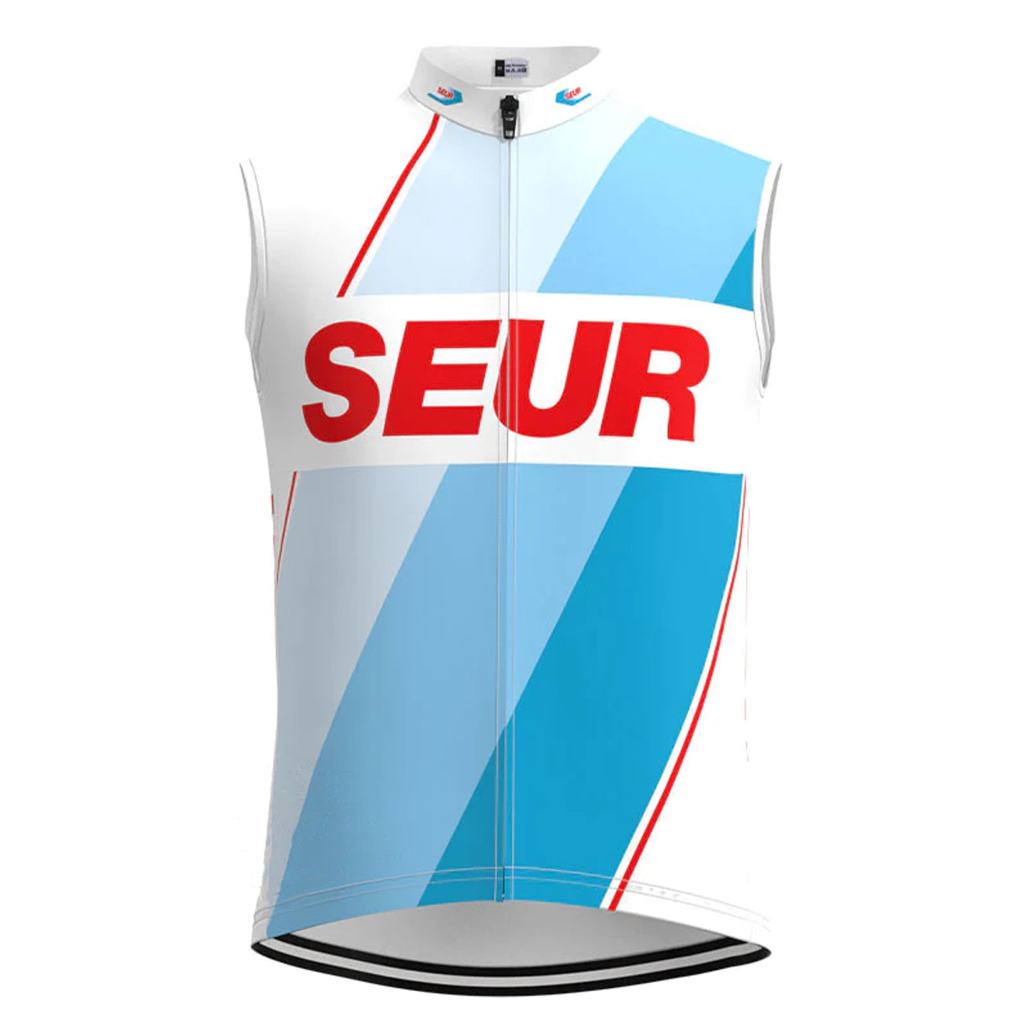 SEUR Blue Retro MTB Cycling Vest
