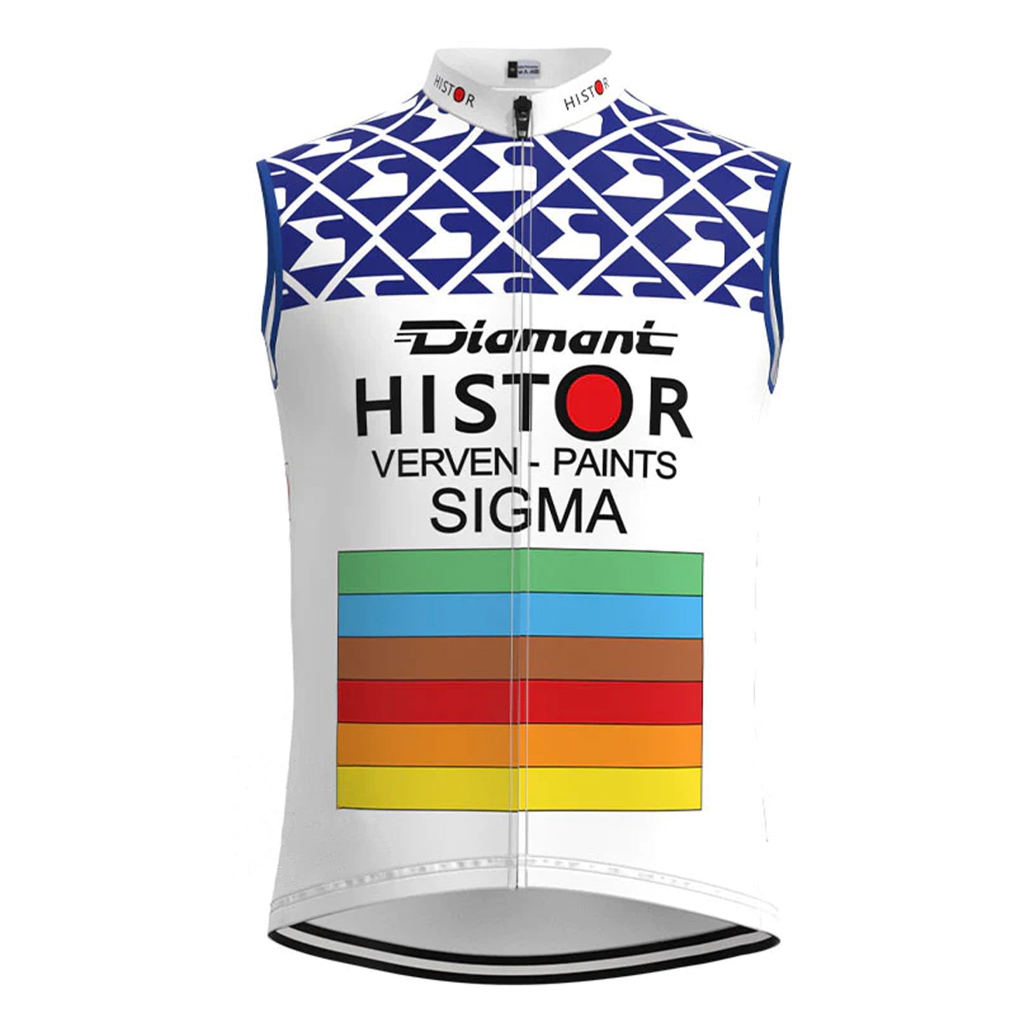 Histor Sigma White Retro MTB Cycling Vest