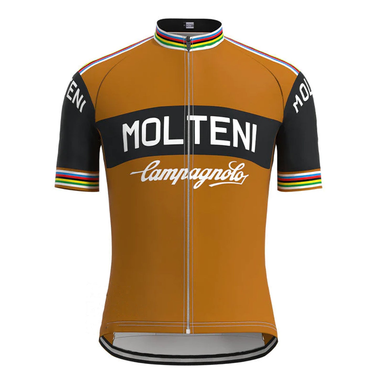 Molteni Black Brown Vintage Long Sleeve Cycling Jersey Matching Set