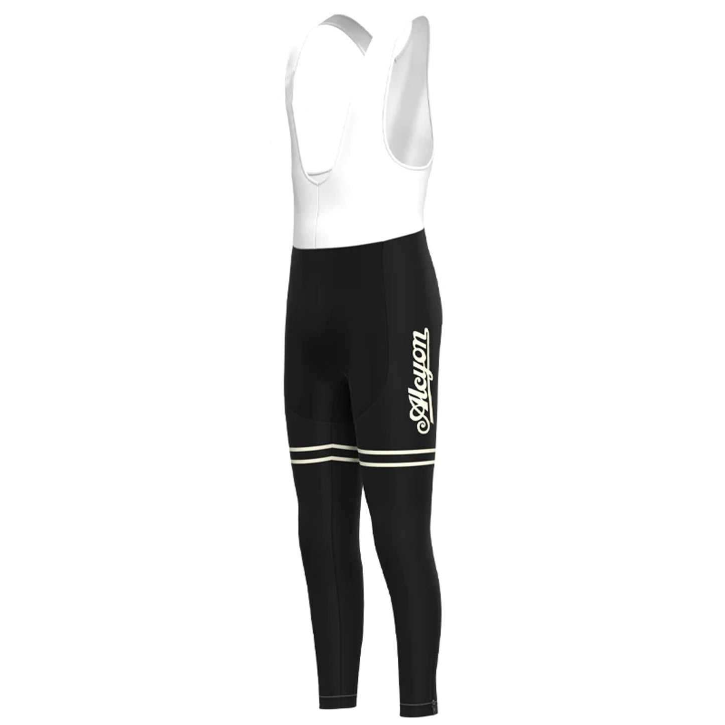 Paris Roubaix Black Long Sleeve Cycling Jersey Matching Set