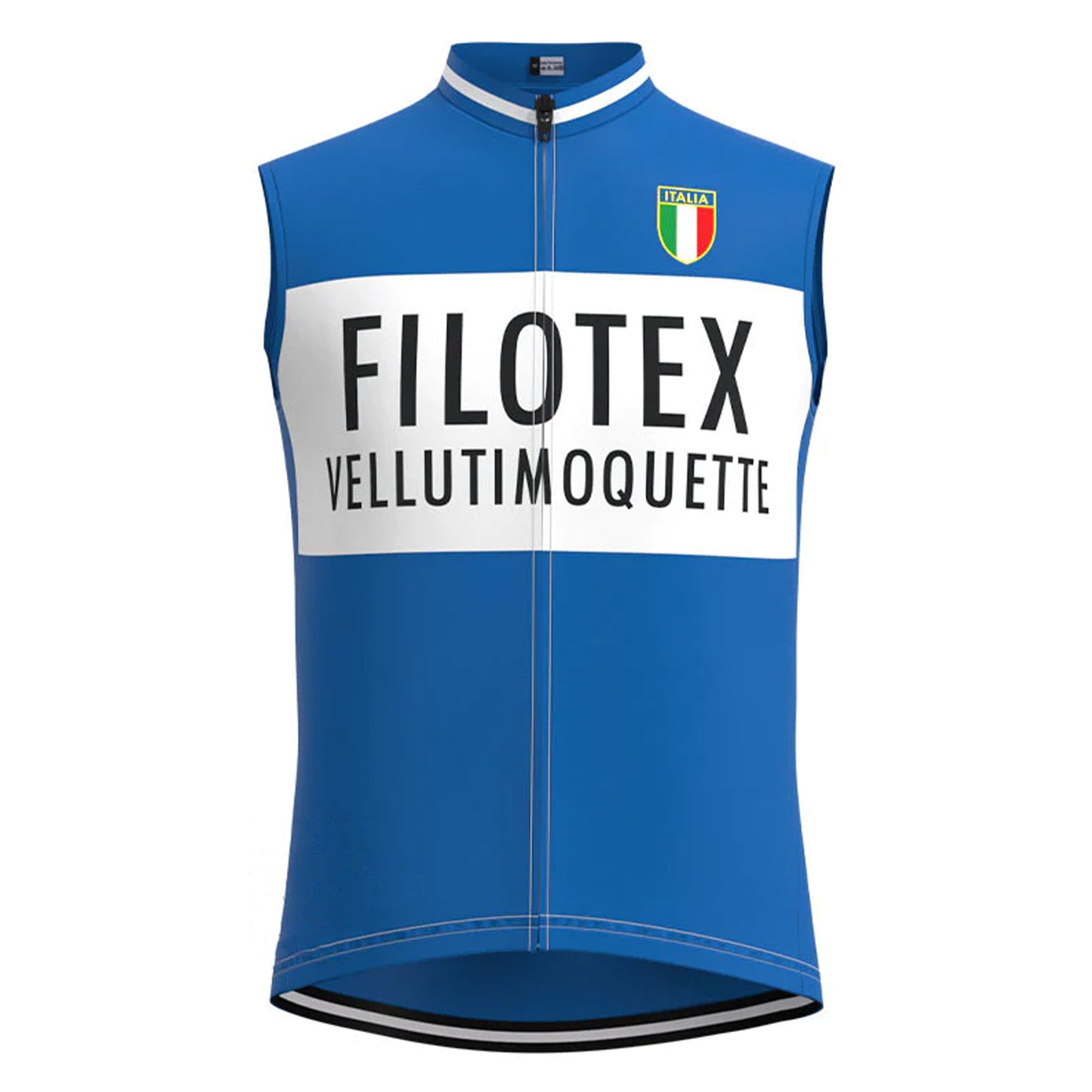 Filotex Blue Retro MTB Cycling Vest