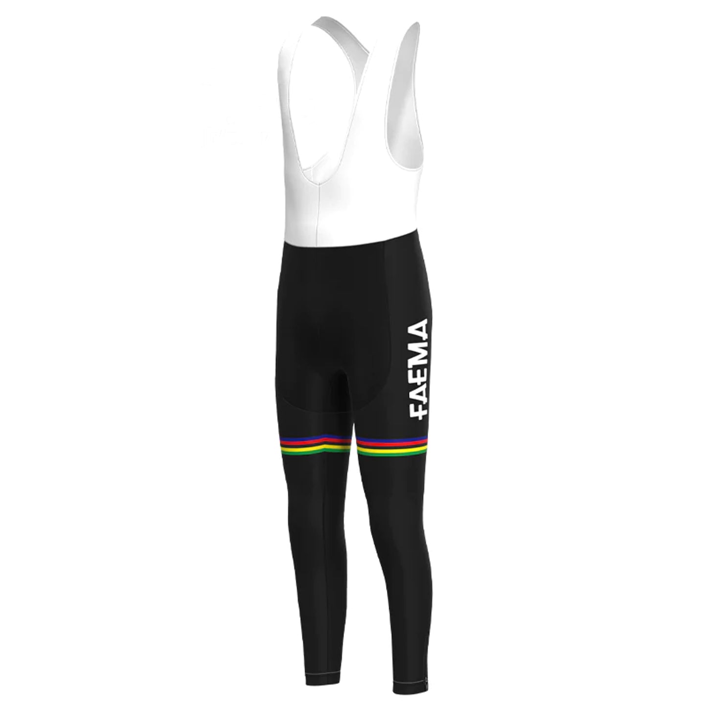 Faema White Long Sleeve Cycling Jersey Matching Set