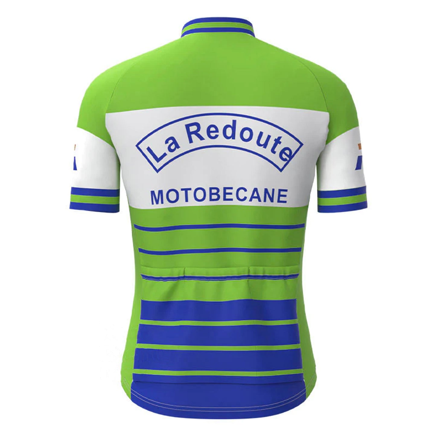 La Redoute Green Short Sleeve Vintage Cycling Jersey Top