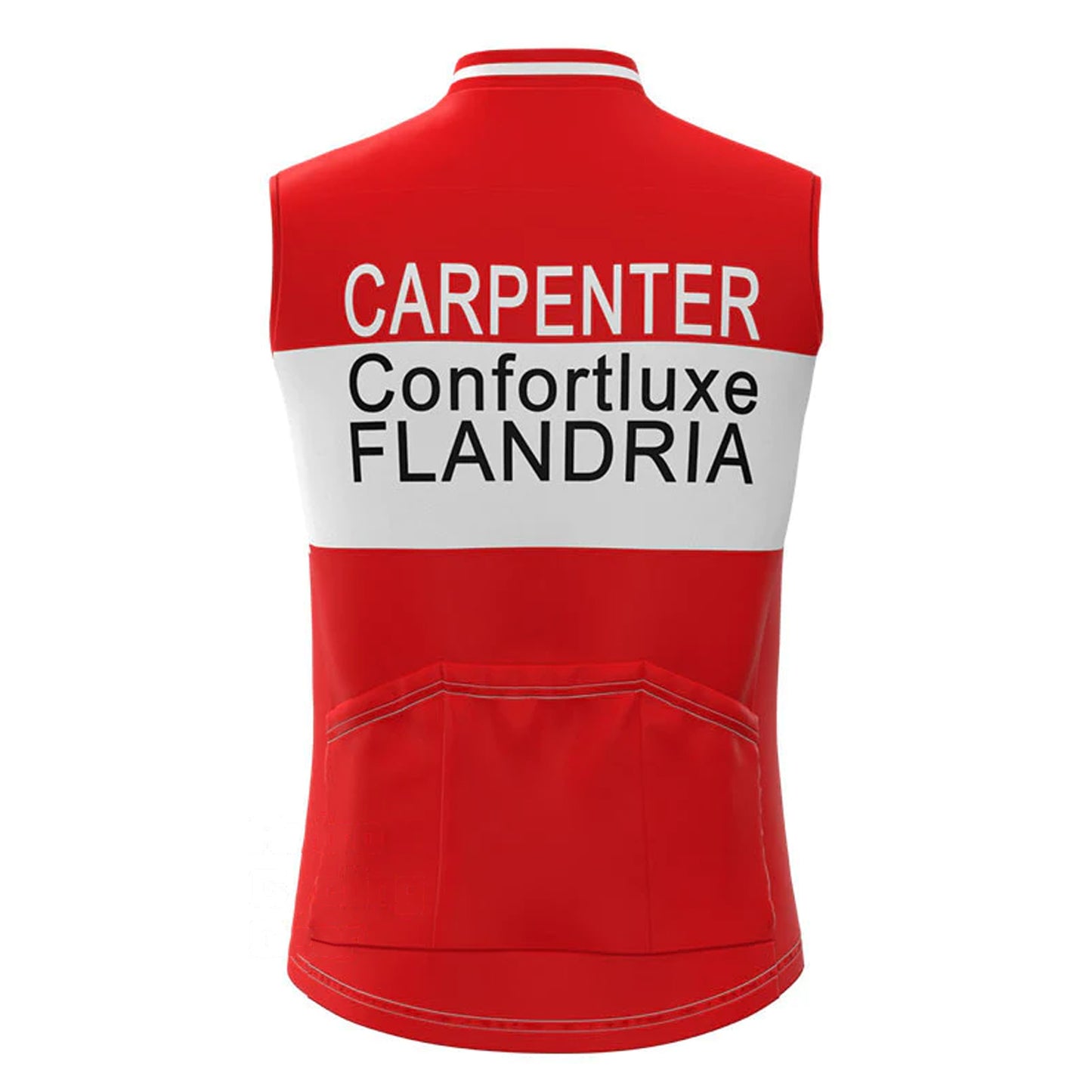 Carpenter Confortluxe Flandria Red Retro MTB Cycling Vest