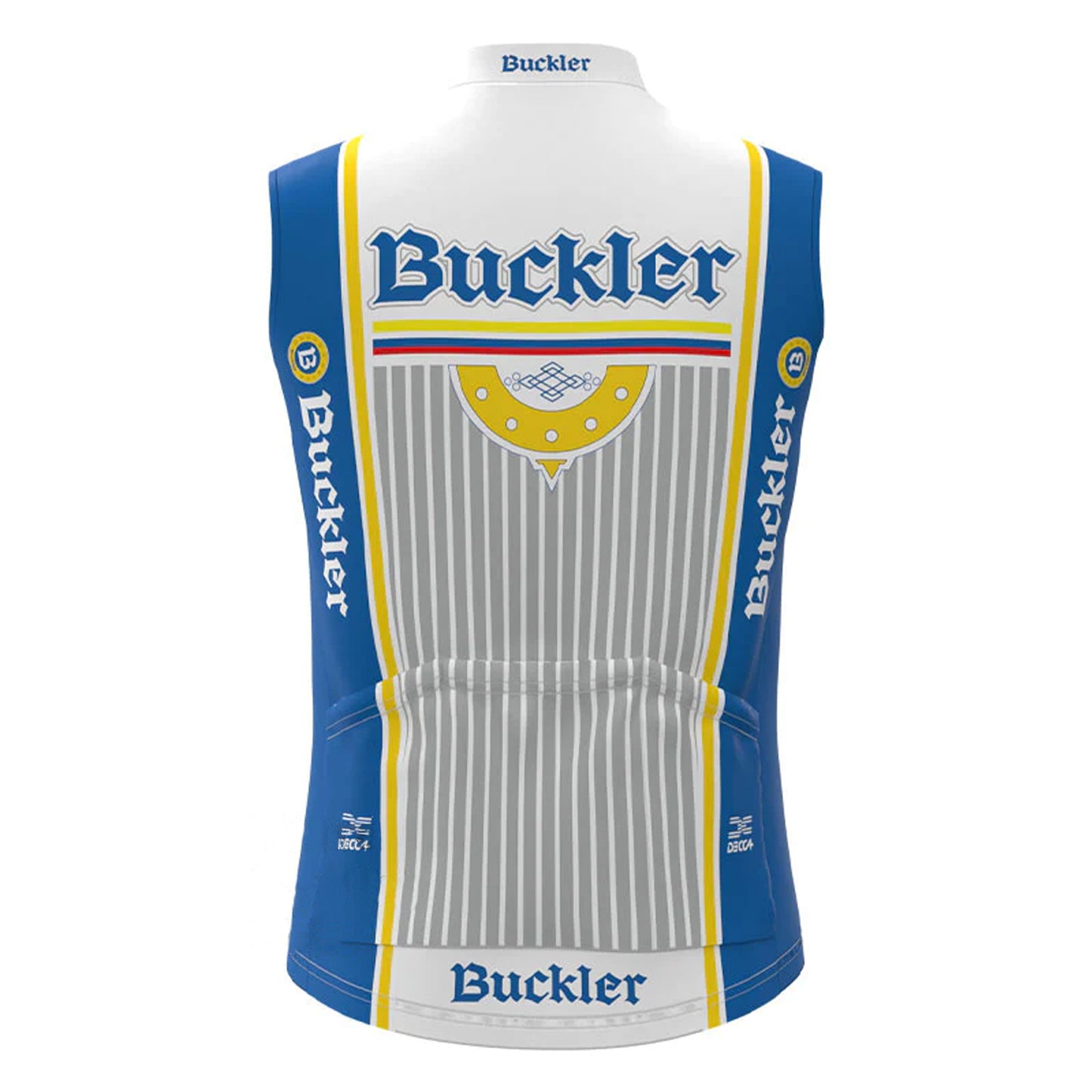 Buckler Blue Retro MTB Cycling Vest