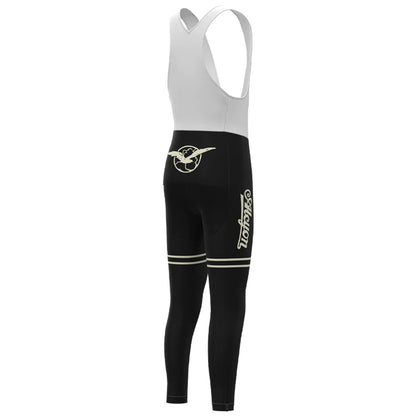 Paris Roubaix Black Long Sleeve Cycling Jersey Matching Set