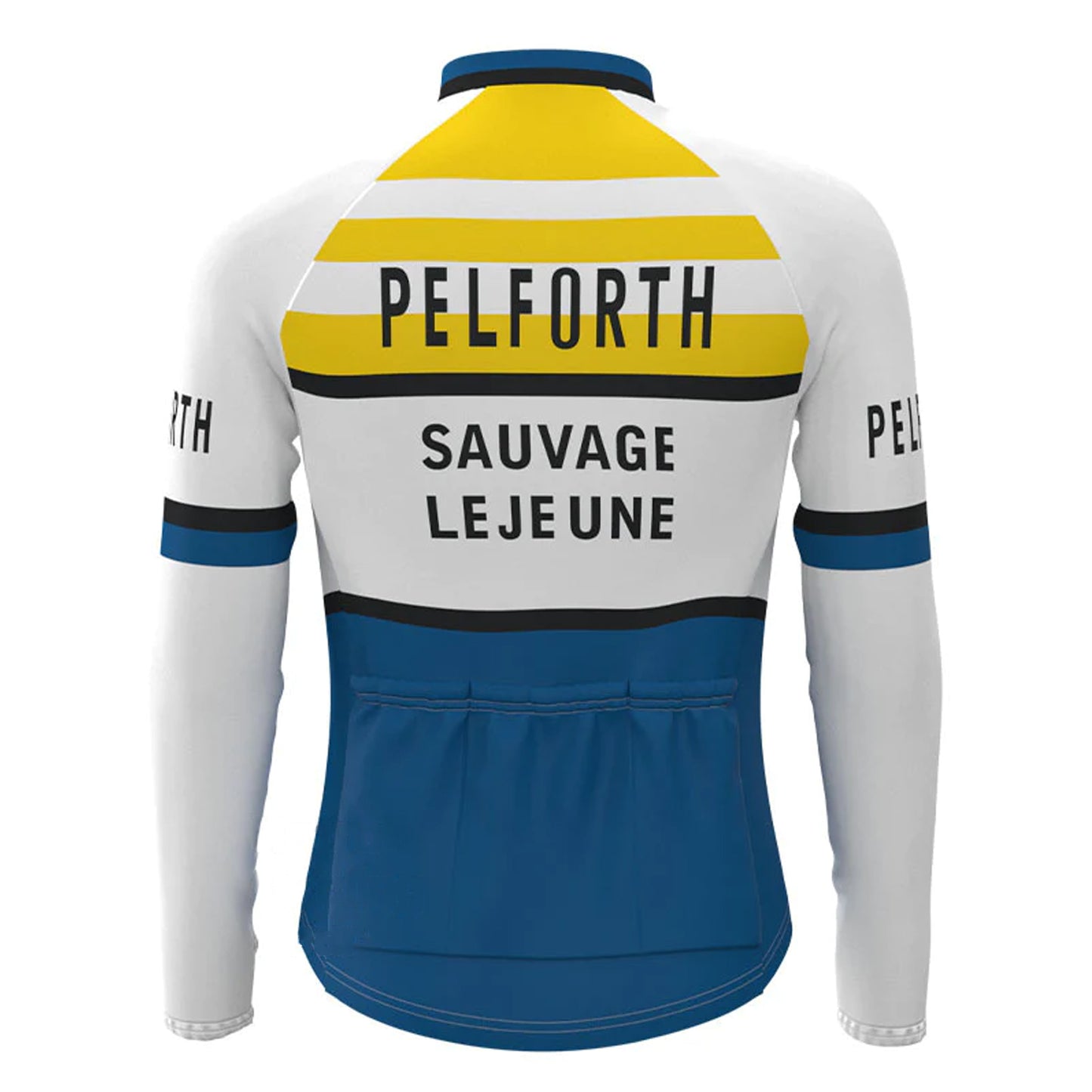 Pelforth Sauvage Lejeune Long Sleeve Cycling Jersey Matching Set