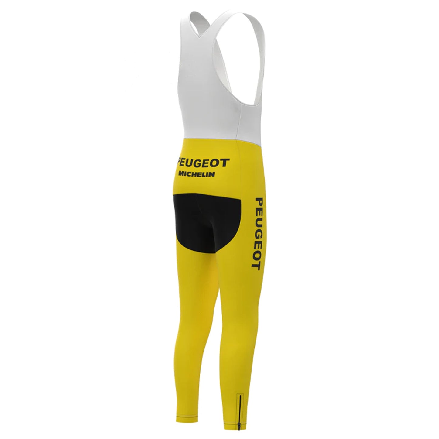 Peugeot Yellow Vintage Long Sleeve Cycling Jersey Matching Set