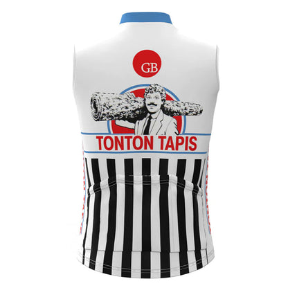 Tonton Tapis GB White Retro MTB Cycling Vest