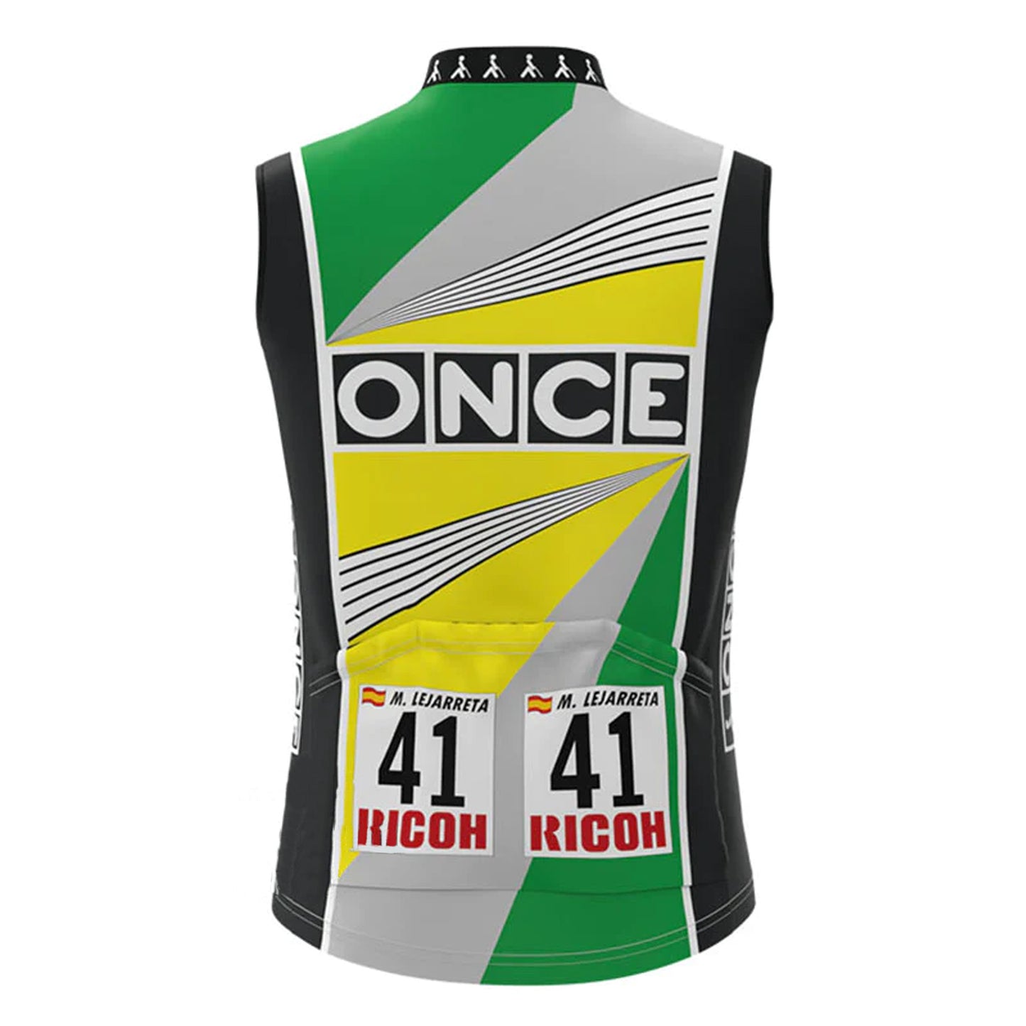 ONCE Green Retro MTB Cycling Vest