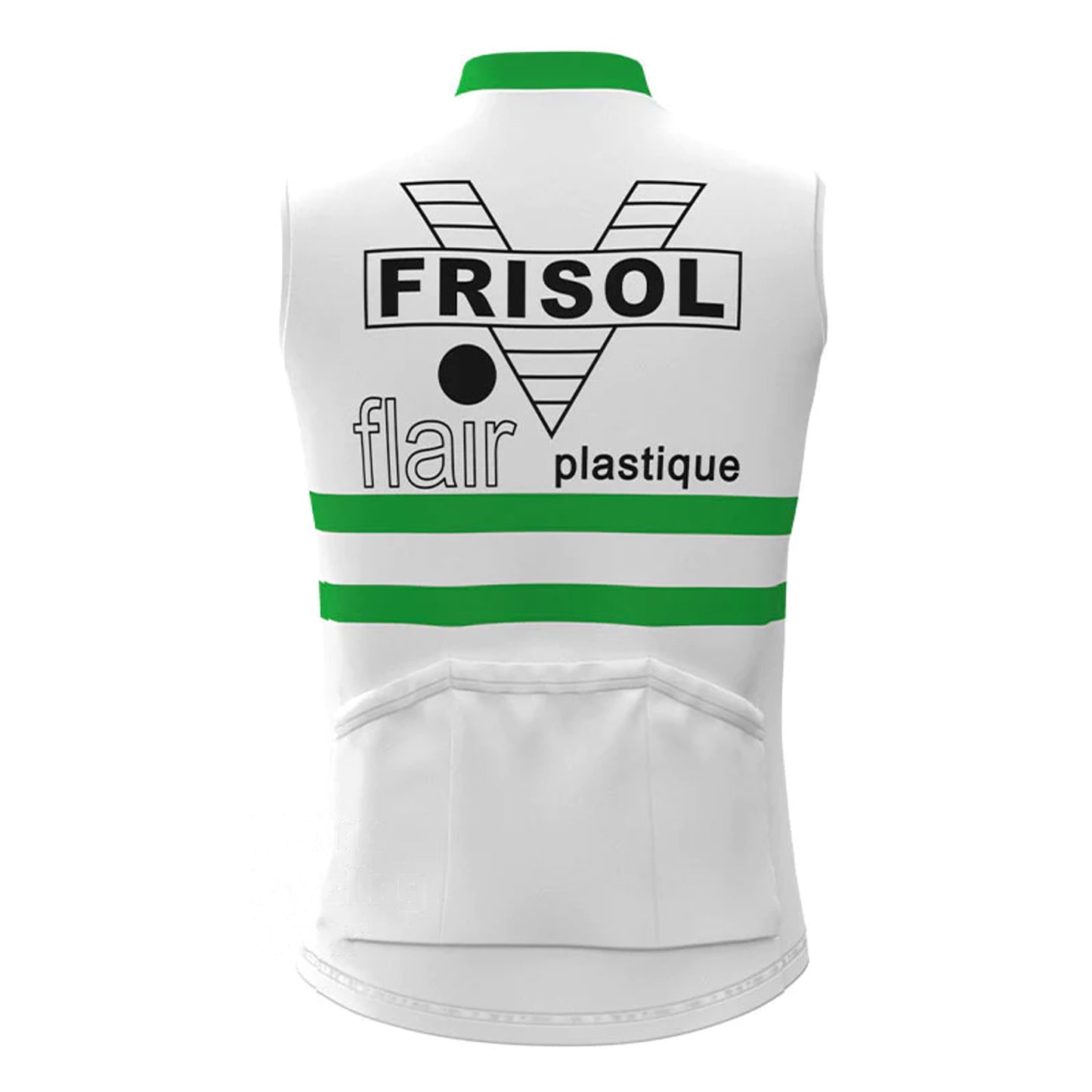 Frisol Green Retro MTB Cycling Vest
