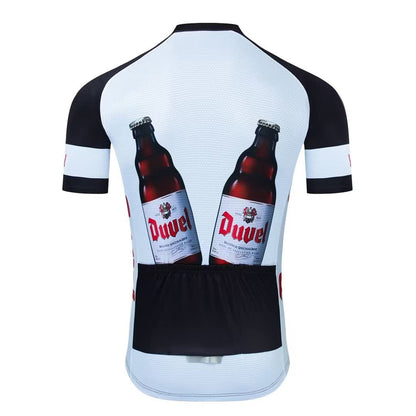 Beer Duvel Black Short Sleeve Cycling Jersey