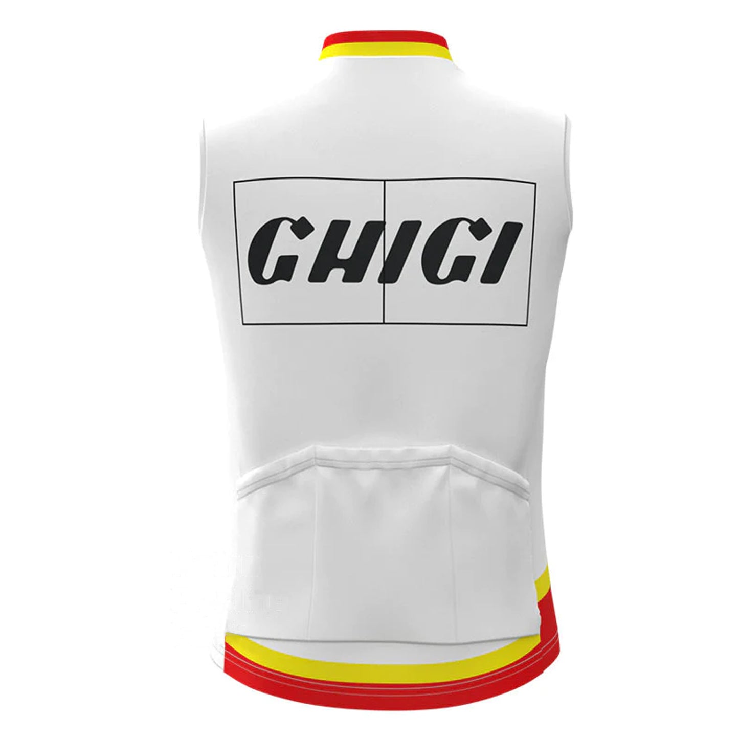 Ghigi White Retro MTB Cycling Vest