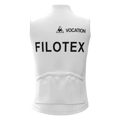 Filotex White Retro MTB Cycling Vest