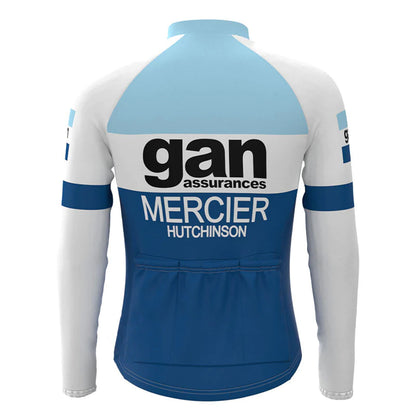 Gan Blue Long Sleeve Cycling Jersey Matching Set