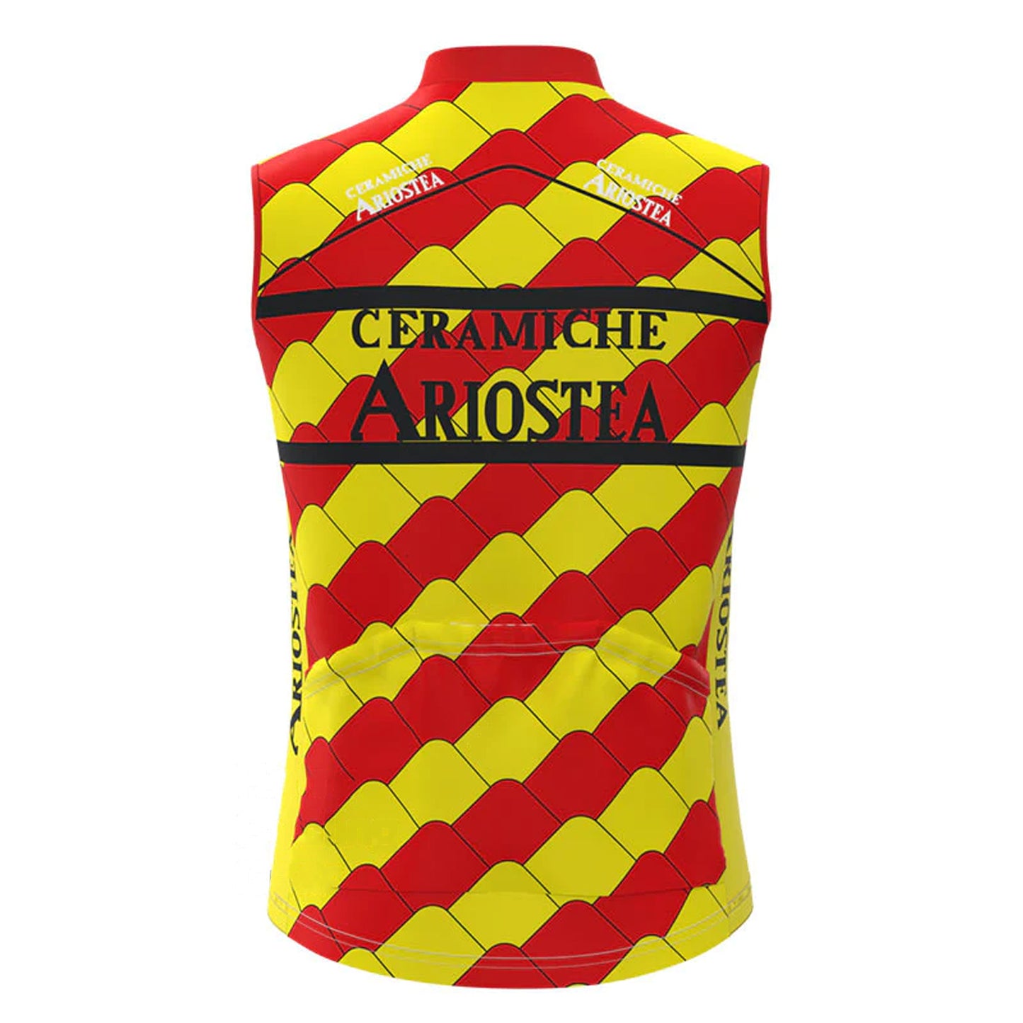 Ariostea Red Retro MTB Cycling Vest