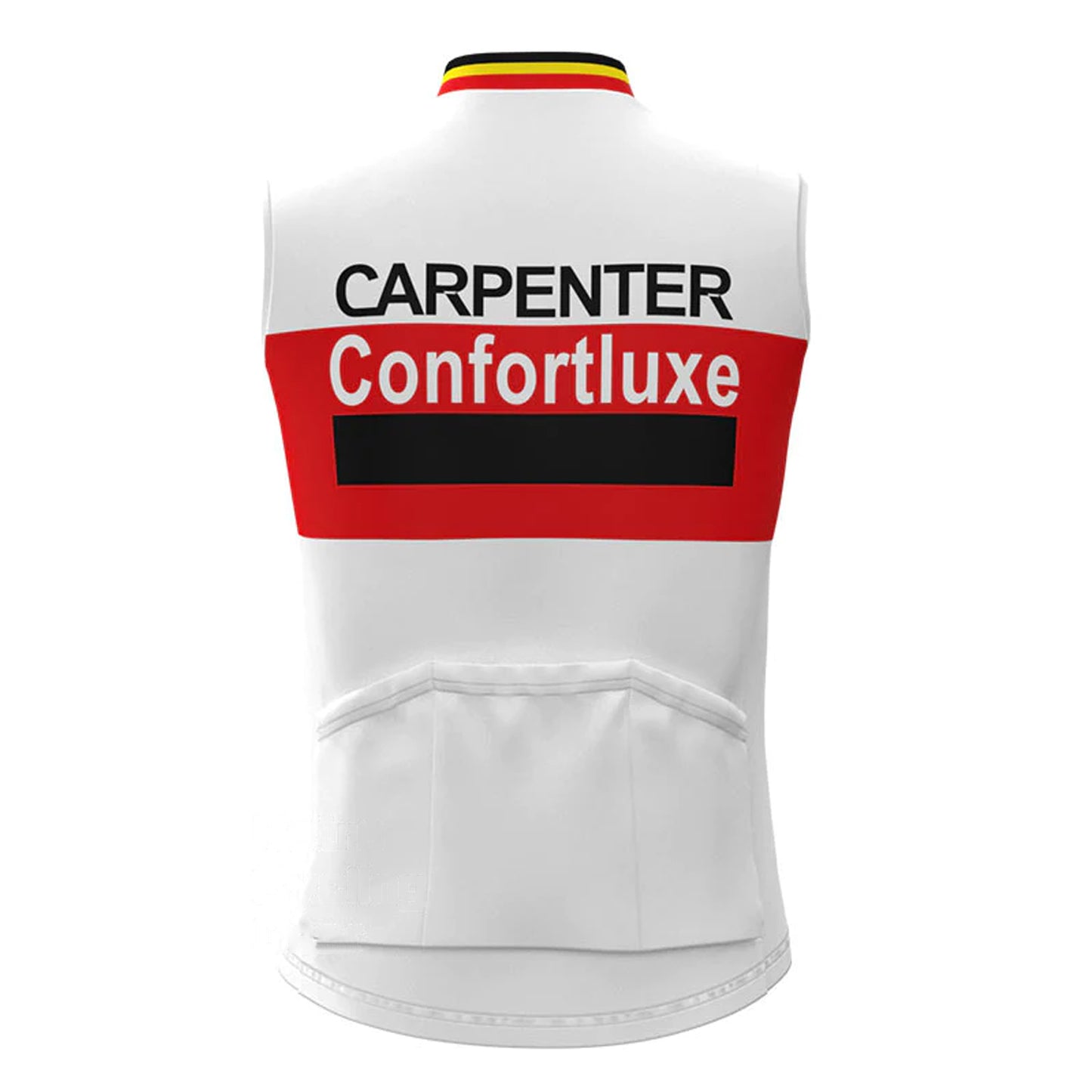 Carpenter Confortluxe Flandria Red White Retro MTB Cycling Vest