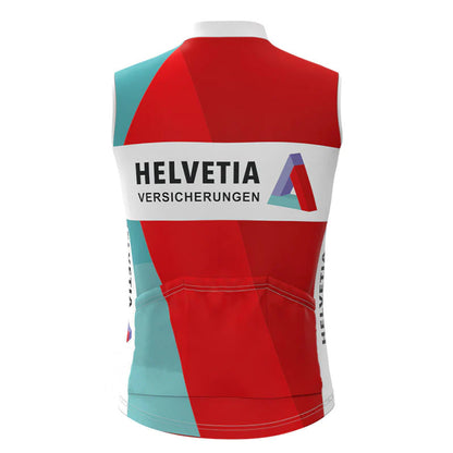 Helvetia La Suisse Red Retro MTB Cycling Vest