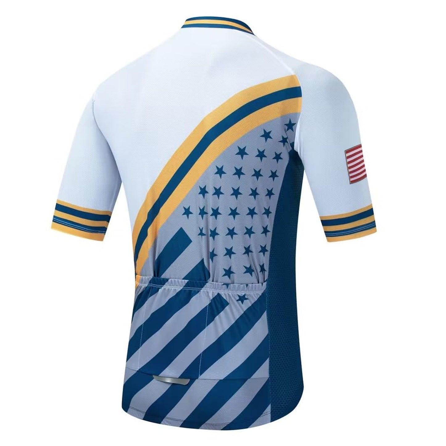 The USA Flag Short Sleeve Cycling Jersey