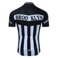 Brooklyn Black Retro Funny MTB Short Sleeve Cycling Jersey Top