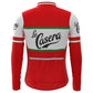 La Casera Peña Bahamontes Red Long Sleeve Cycling Jersey Matching Set