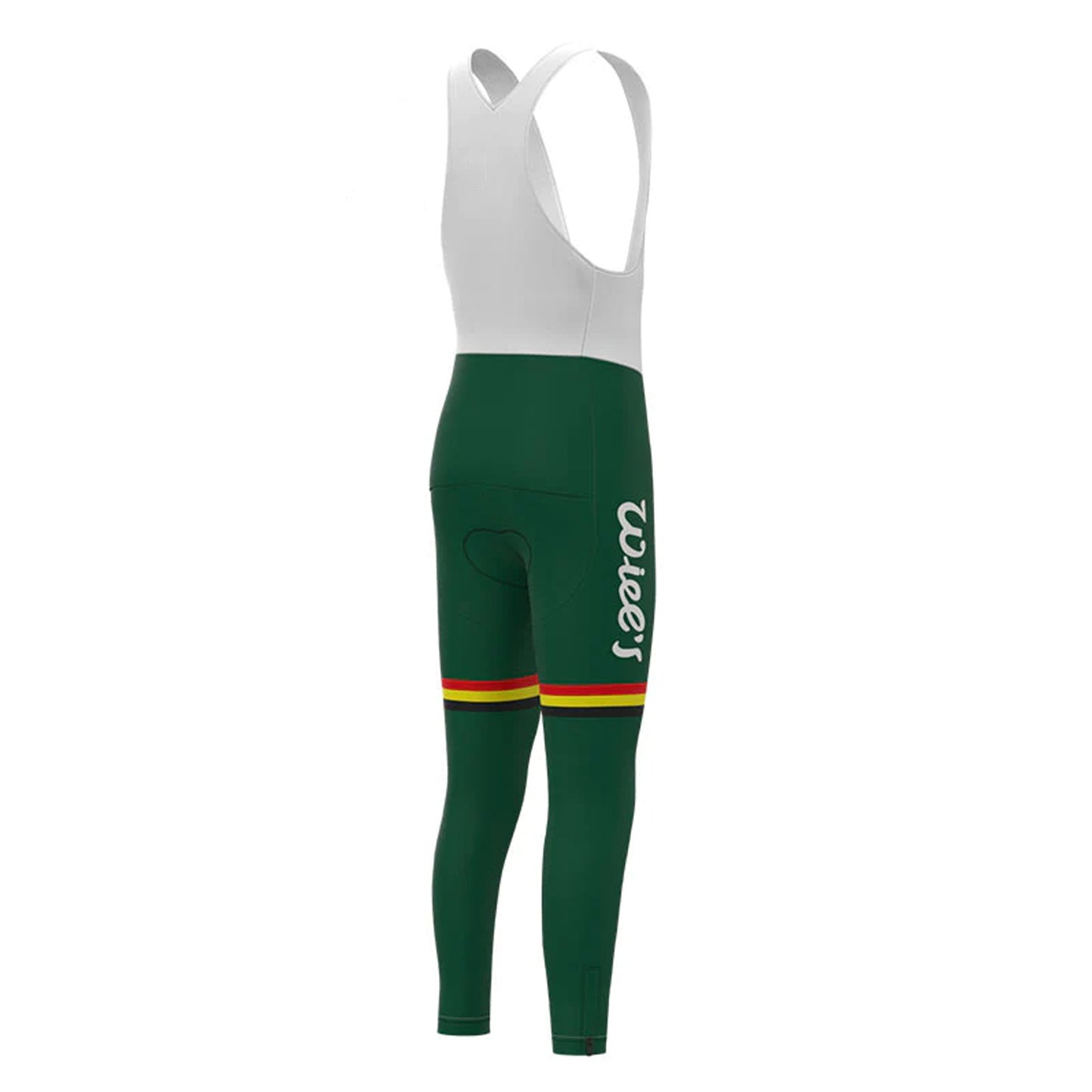 Wiee's Groene Leeuw Green Long Sleeve Cycling Jersey Matching Set