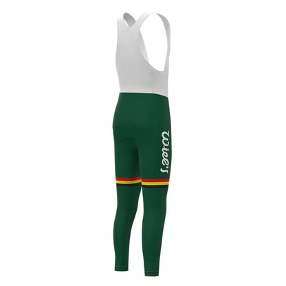 Wiee's Groene Leeuw Green Long Sleeve Cycling Jersey Matching Set