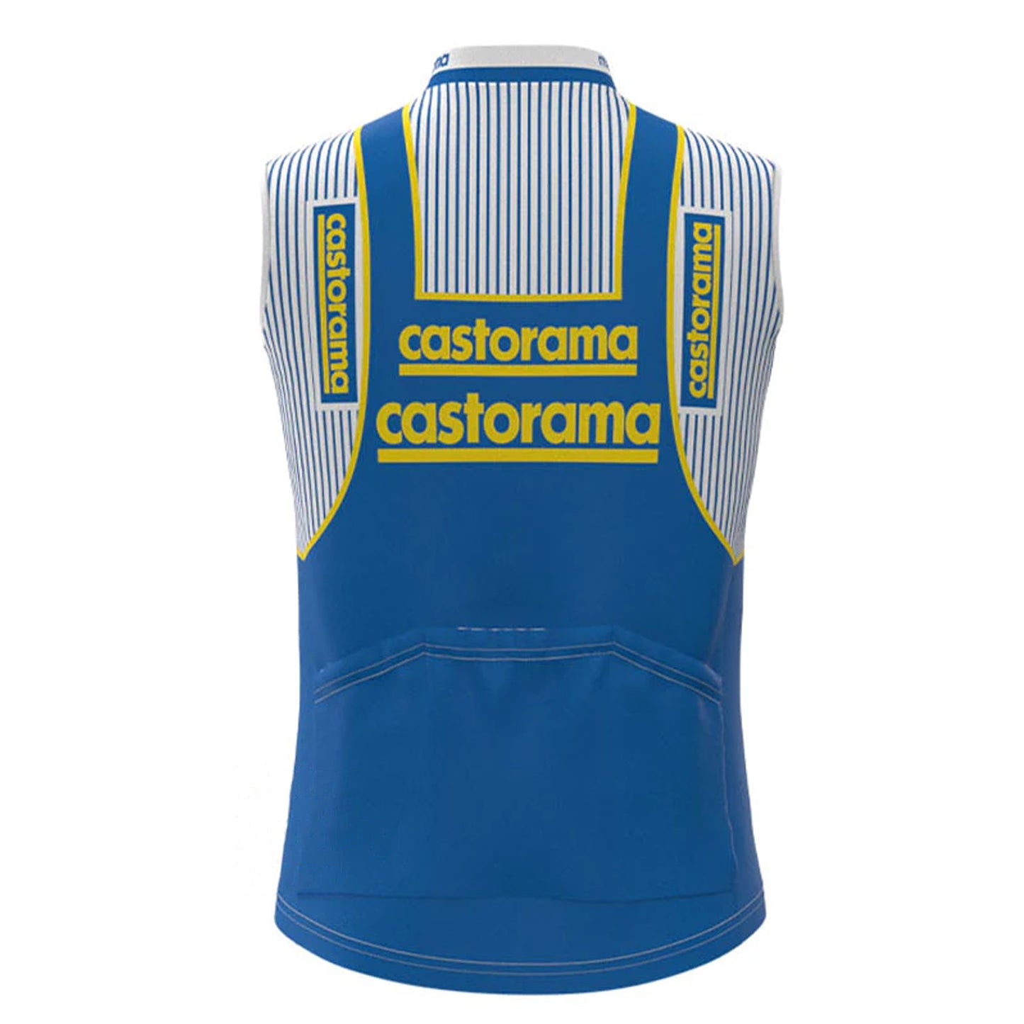 Castorama Blue Retro MTB Cycling Vest