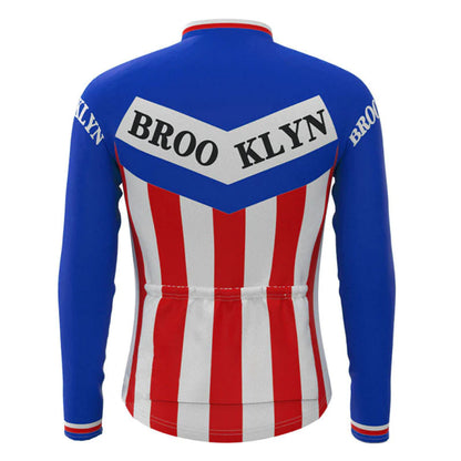 Brooklyn Blue Long Sleeve Cycling Jersey Matching Set