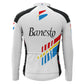 Banesto White Long Sleeve Cycling Jersey Matching Set