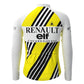 Renault ELF Yellow Stripe Long Sleeve Cycling Jersey Matching Set