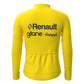 Renault Gitane Yellow Vintage Long Sleeve Cycling Jersey Matching Set