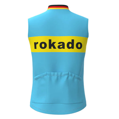 Rokado Blue Retro MTB Cycling Vest
