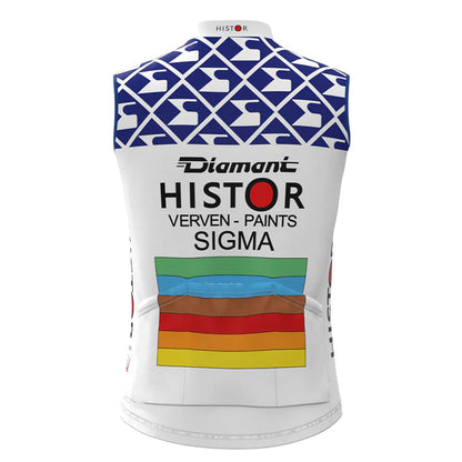 Histor Sigma White Retro MTB Cycling Vest