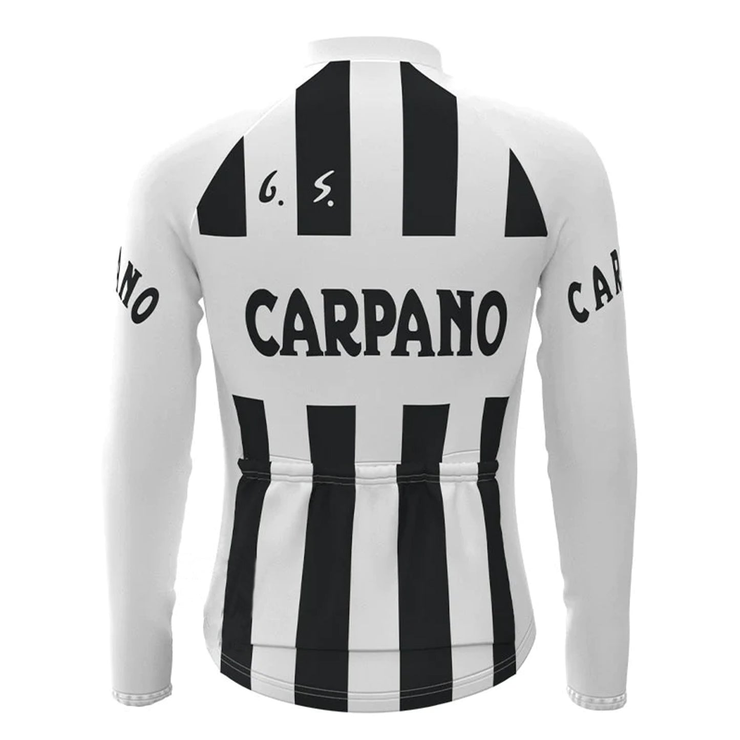 Carpano White Long Sleeve Cycling Jersey Matching Set