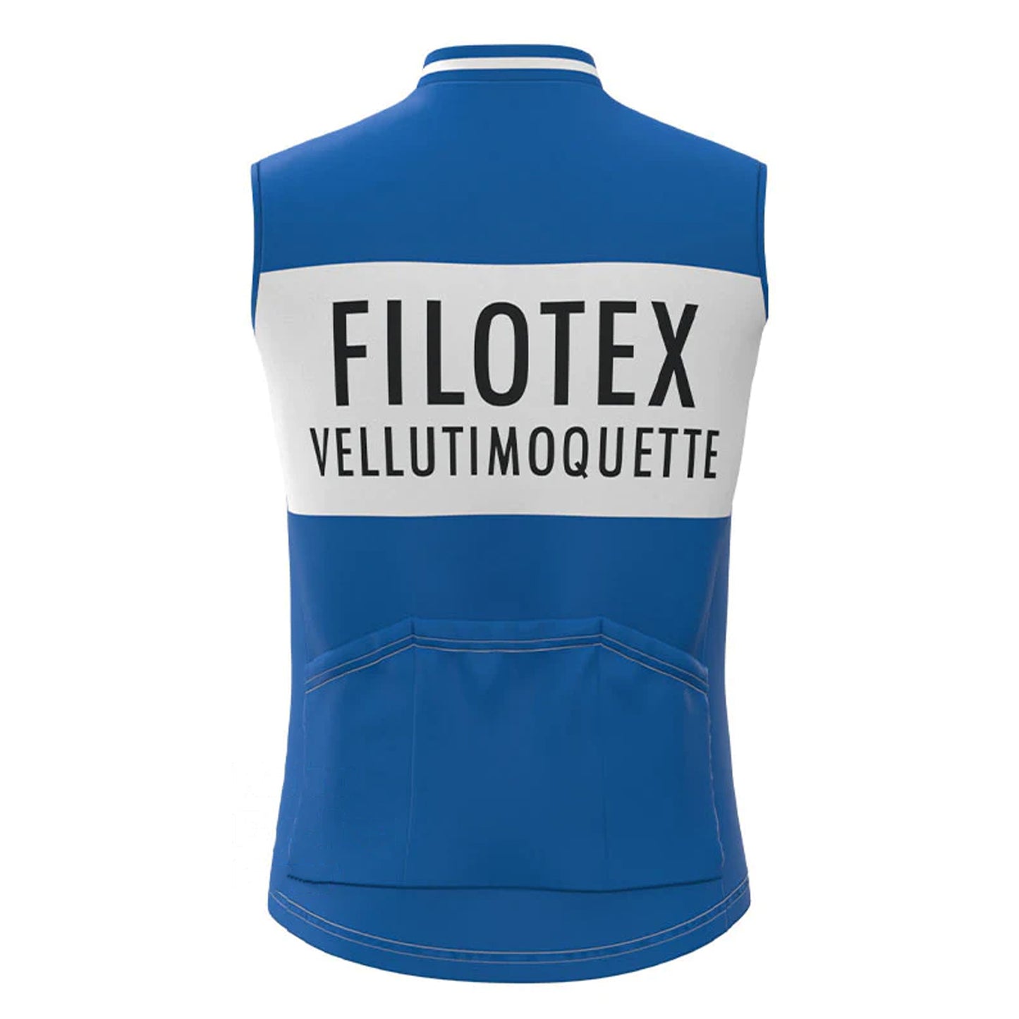 Filotex Blue Retro MTB Cycling Vest