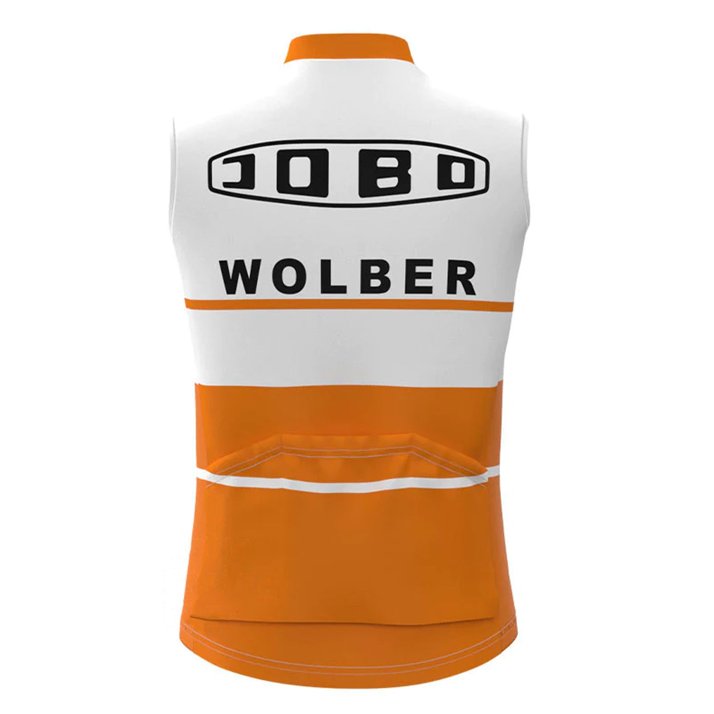 JOBO Orange Retro MTB Cycling Vest