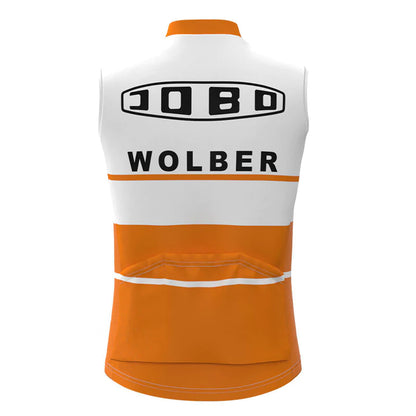 JOBO Orange Retro MTB Cycling Vest
