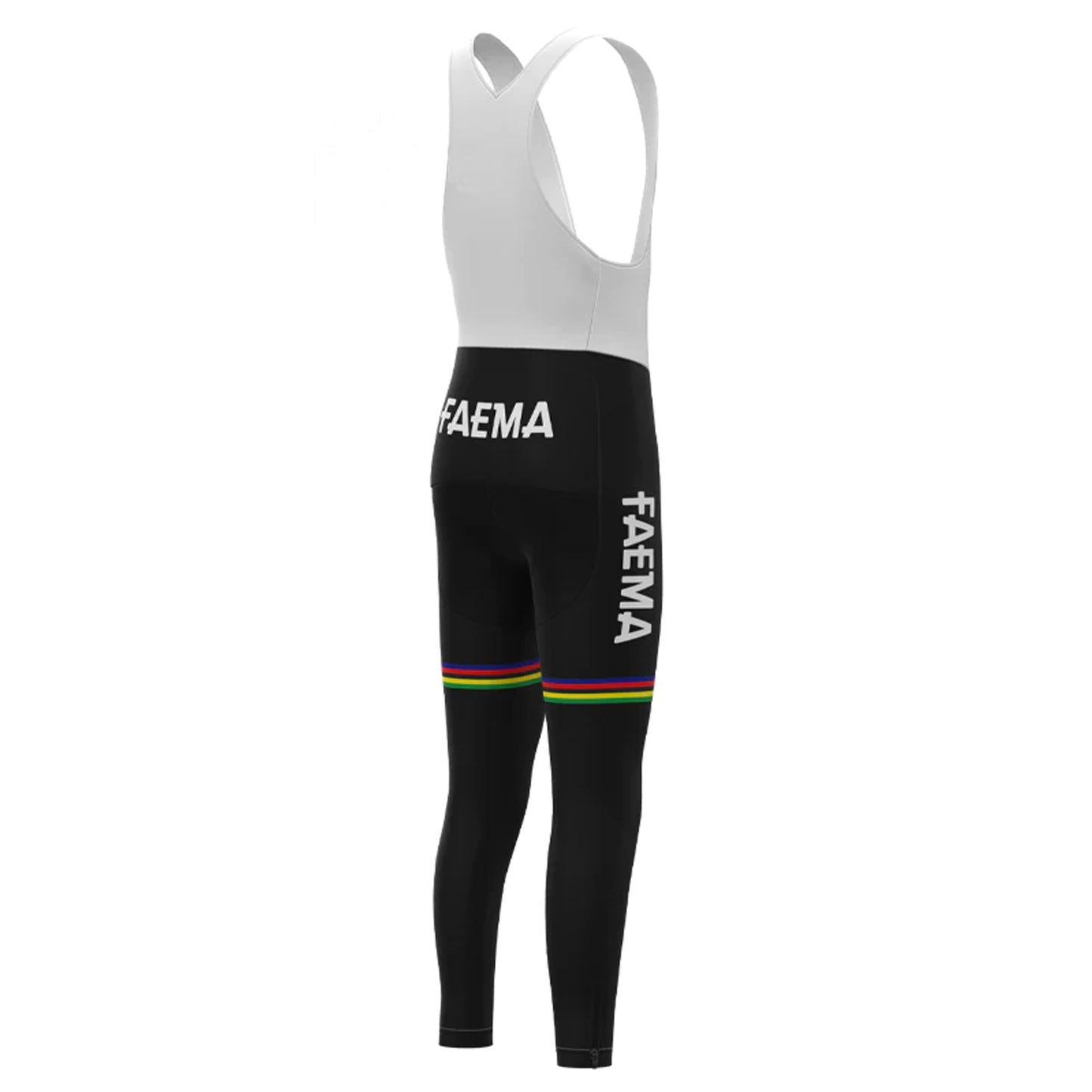 Faema White Long Sleeve Cycling Jersey Matching Set