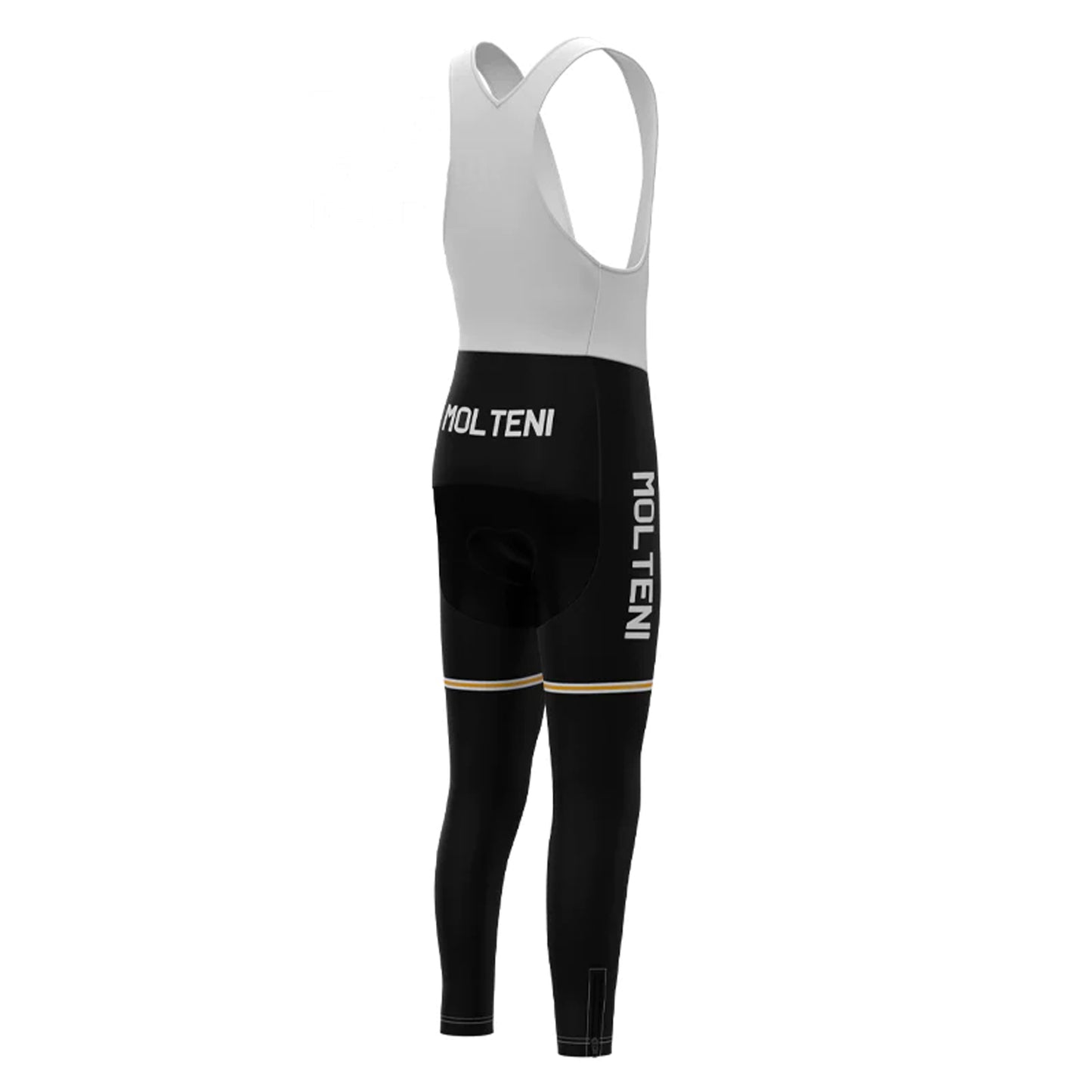 Molteni Black Long Sleeve Cycling Jersey Matching Set