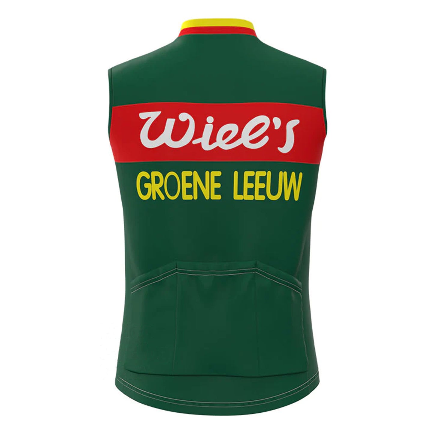 Wiee's Groene Leeuw Green Retro MTB Cycling Vest